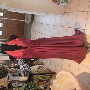 Maroon halter dress by onyx nite. Size 12.